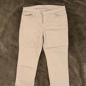 Michael Kors Women's Light Grey Skinny Jeans